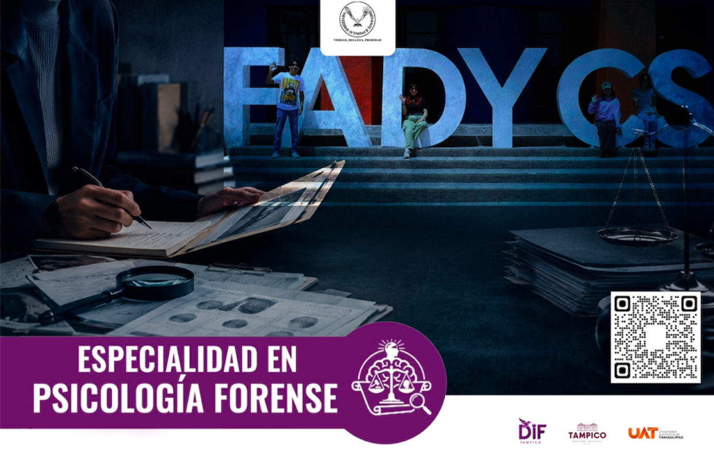 Ofrece la UAT la Especialidad en Psicología Forense